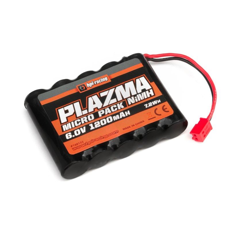 HPI 160155 Plazma akkumulátor 6.0V 1200mAh NiMH Micro RS4 Battery Pack