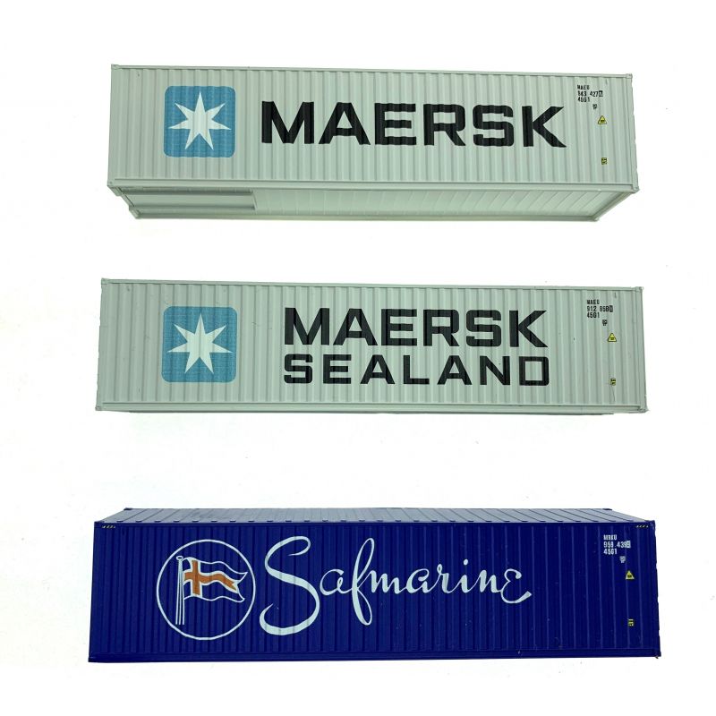 Igra Konténerek, Maersk/Safmarine, 40, 3 db