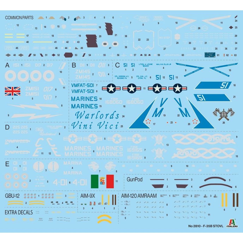Italeri 2810s F-35B STOVL version