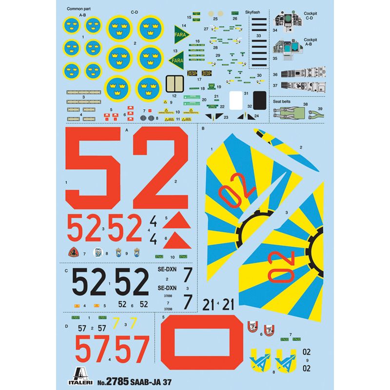 Italeri 2785s SAAB JA 37 / AJ 37 Viggen