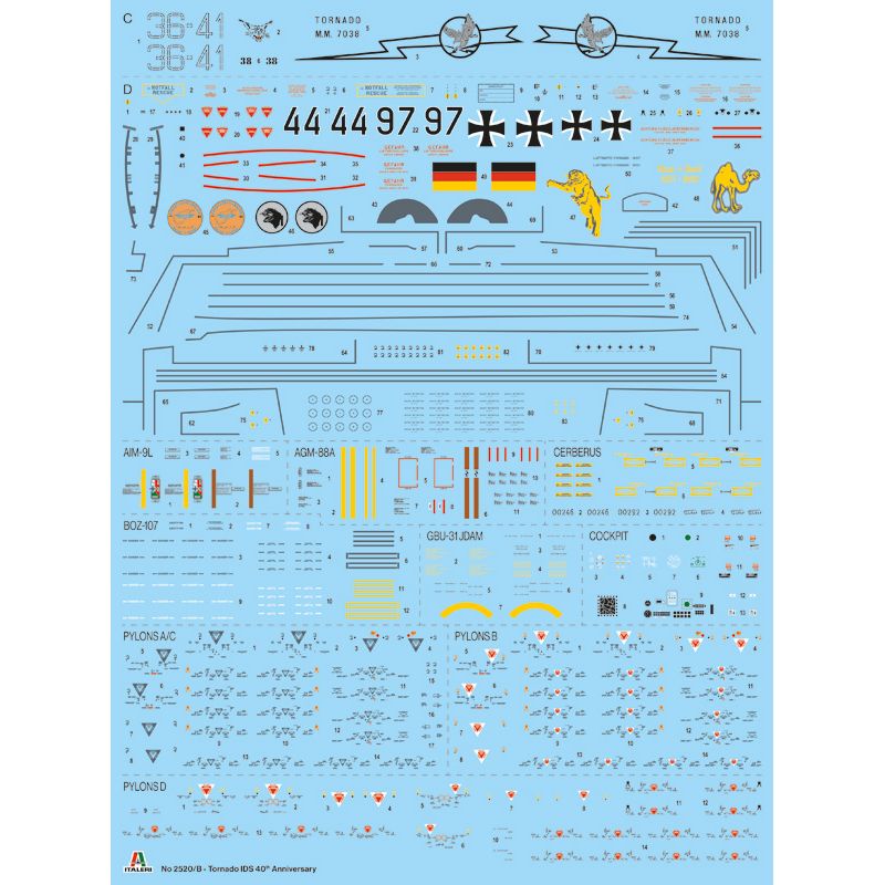 Italeri 2520S Tornado IDS – 40th Anniversary