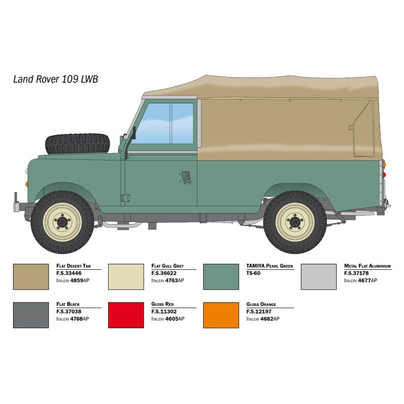 Italeri 3665S LAND ROVER 109 LWB