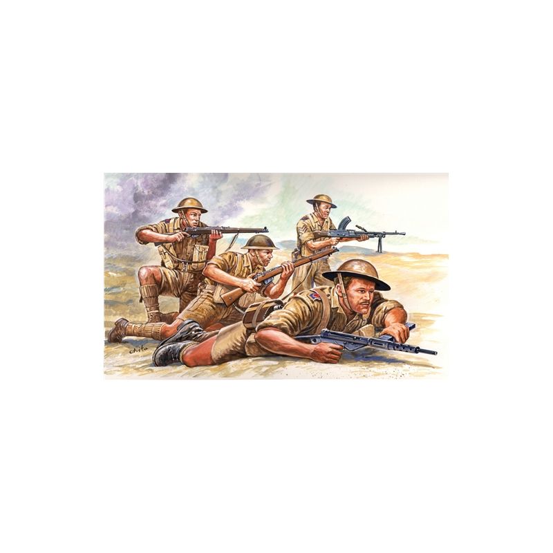 Italeri 6077S Brit katonák, British 8th Army WWII, (II.VH)