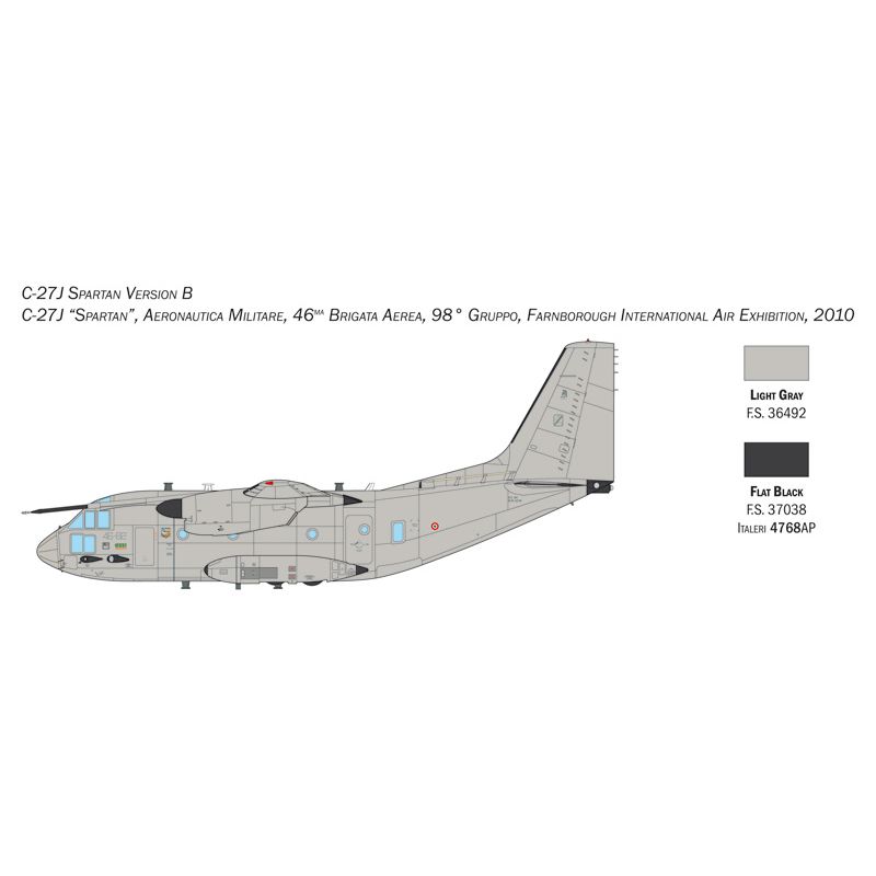 Italeri 1450s C-27A Spartan / G.222