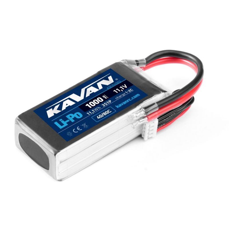 KAVAN Li-Po 1000mAh/11,1V 40/80C 11,1Wh akku