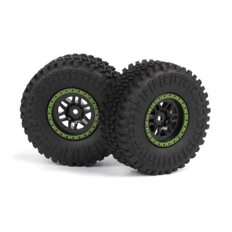 MAVERICK MV150736 Assembled Wheel & Tyre (Green/2pcs)