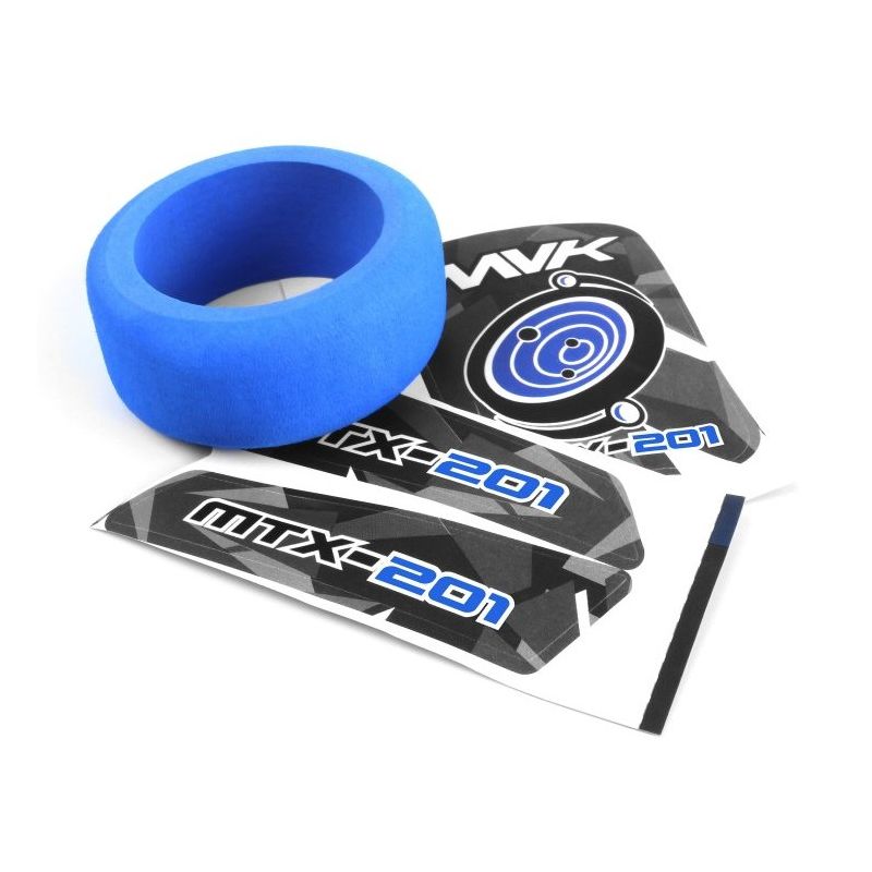 MAVERICK MV150751 MTX-201 Transmitter Wheel Foam & Decals (Blue)