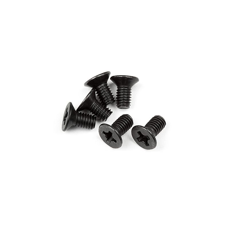 Maverick MV28037 Flat Head Screw M3 x 6mm 6 db