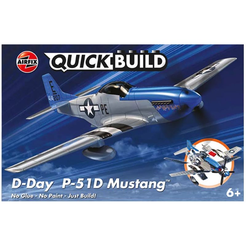 Airfix 6046 QUICKBUILD D-Day P-51D Mustang (J6046)