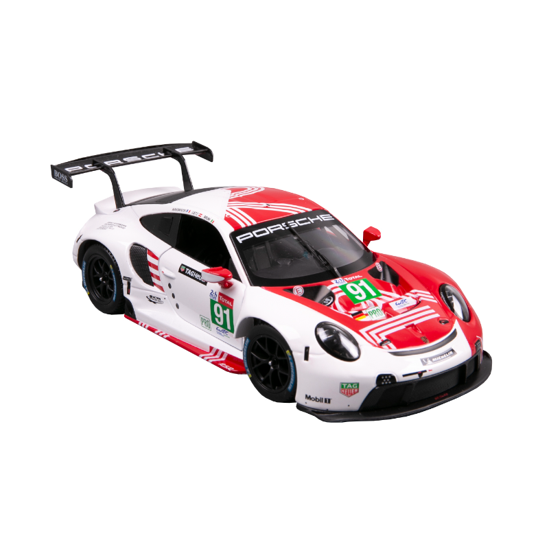 2020 Porsche 911 RSR #91 24h Le Mans, fehér/vörös