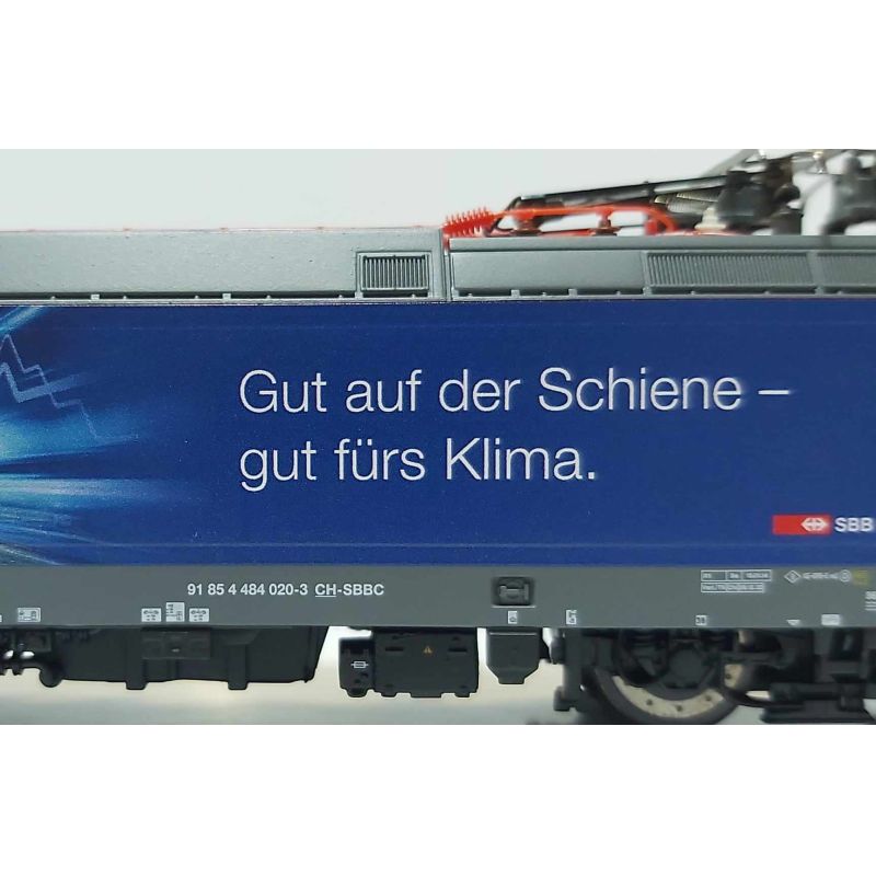 PIKO 21619 Villanymozdony, Re 484 020, Gut fürst Klima, SBB Cargo VI