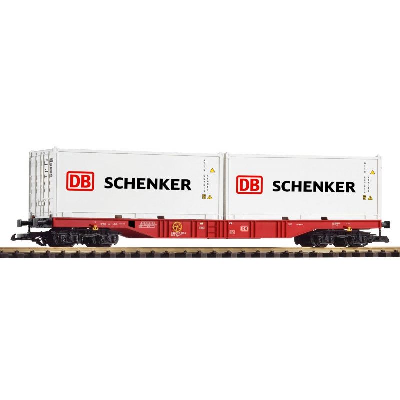 PIKO 37753 G-Containertragwagen mit 2 Containern DB AG VI