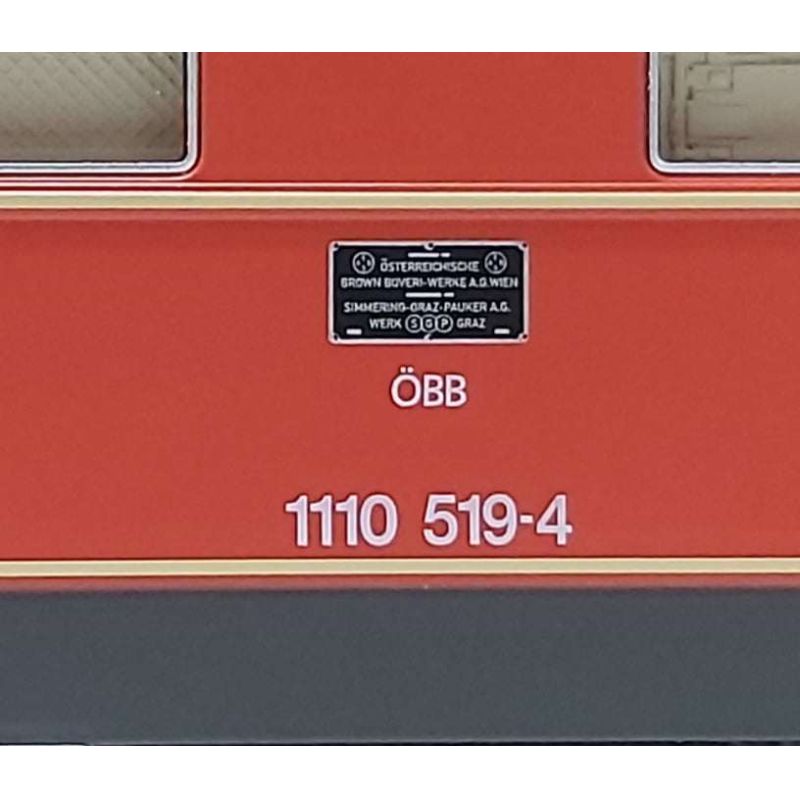 PIKO 51775 Villanymozdony, Rh 1110 519-4, ÖBB V