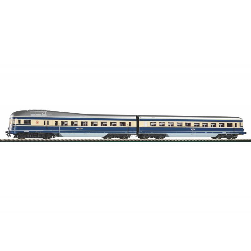 PIKO 52072 dízel motorvonat Blauer Blitz 2tlg. ÖBB III + DSS PluX22