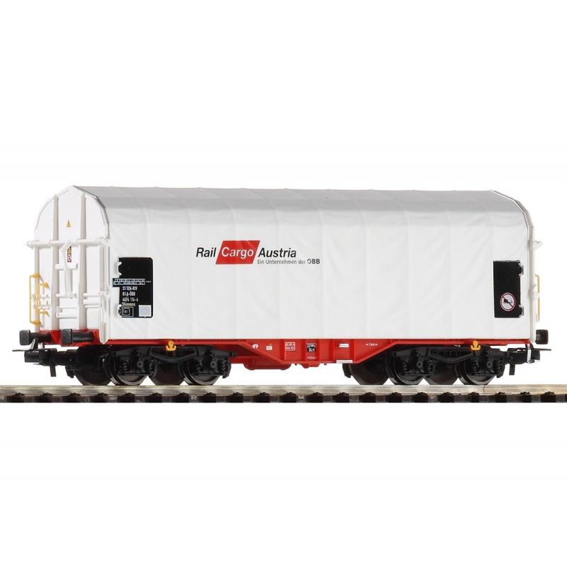 Piko 54589 Eltolható oldalfalú ponyváskocsi Shimmns, Rail Cargo Austria VI