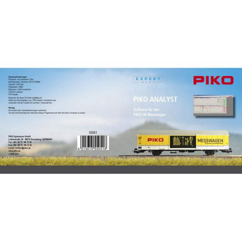 Piko 55051 Software Piko mérőkocsihoz