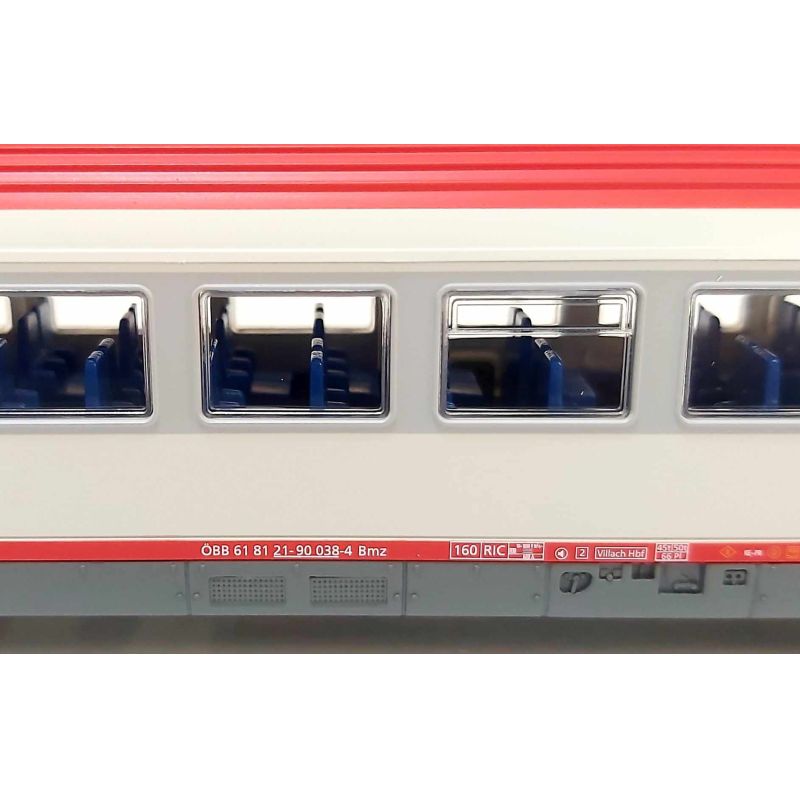 Piko 57613 Személykocsi, 2.o., Bmz, termes, IC, ÖBB V