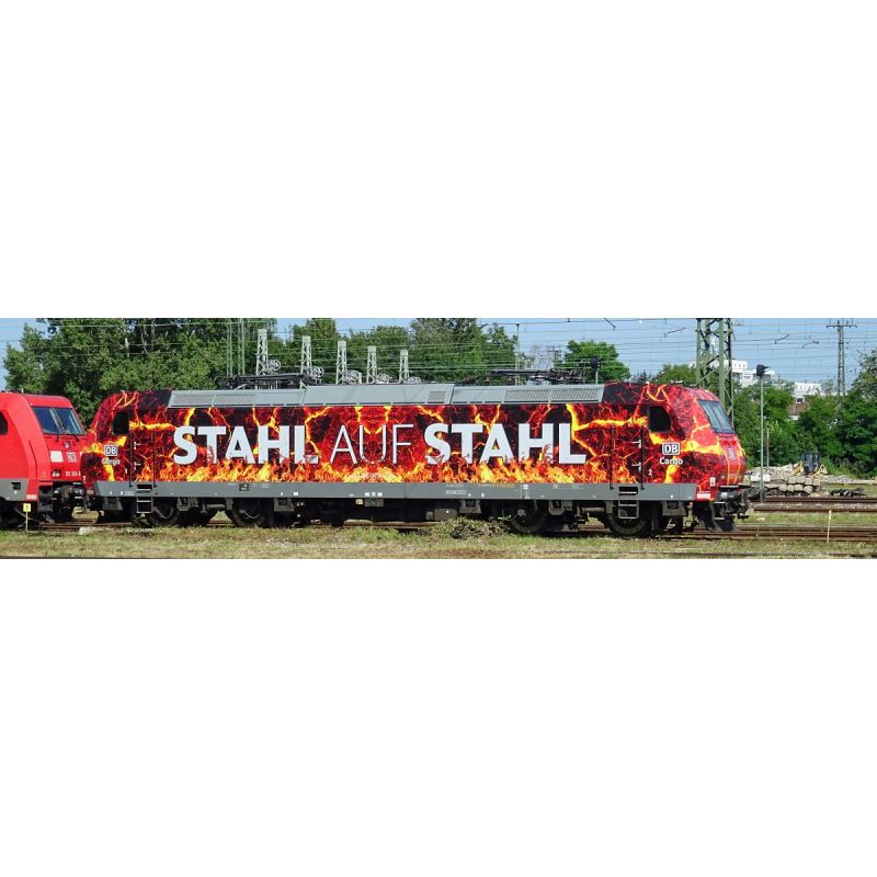 PIKO 57943 Villanymozdony BR 185 077, Stahl auf Stahl, DB AG VI