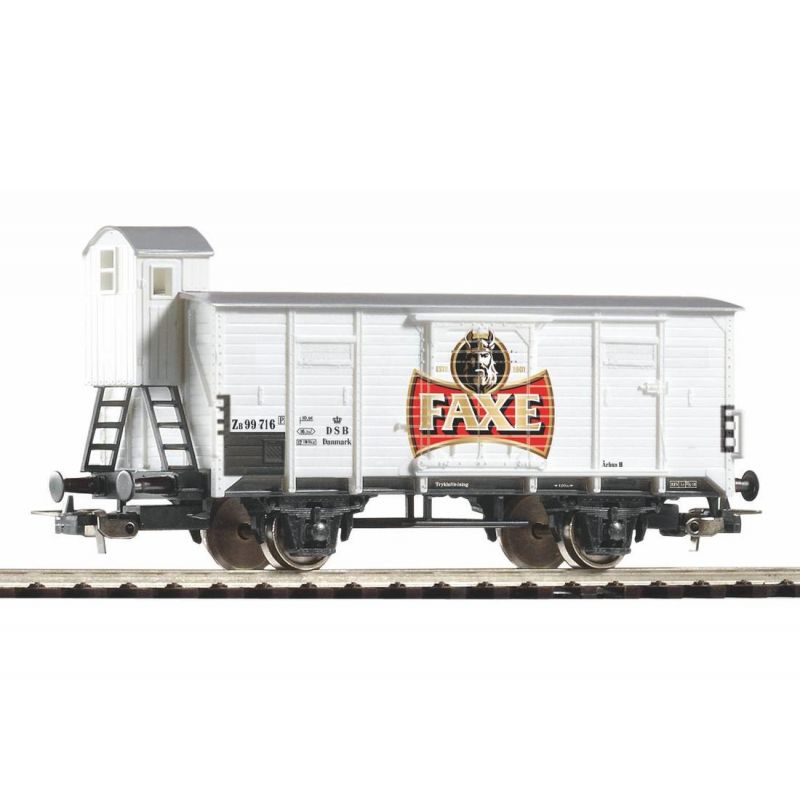 PIKO 58933 Zárt teherkocsi fékházzal G02, Faxe, DSB III