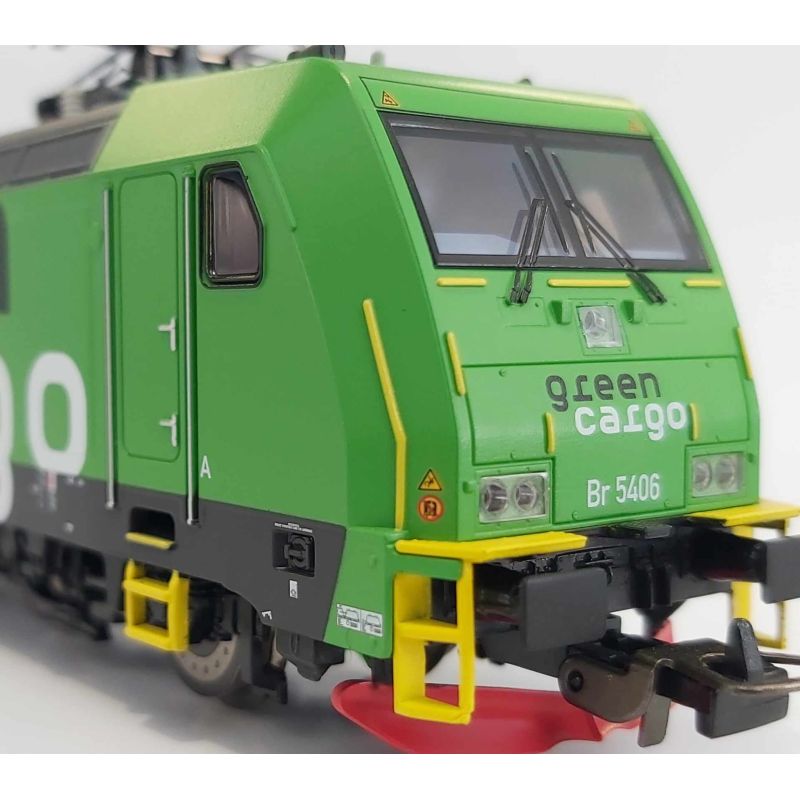 PIKO 59156 Villanymozdony BR 5400 (BR 185.2 TRAXX), Green Cargo DK VI