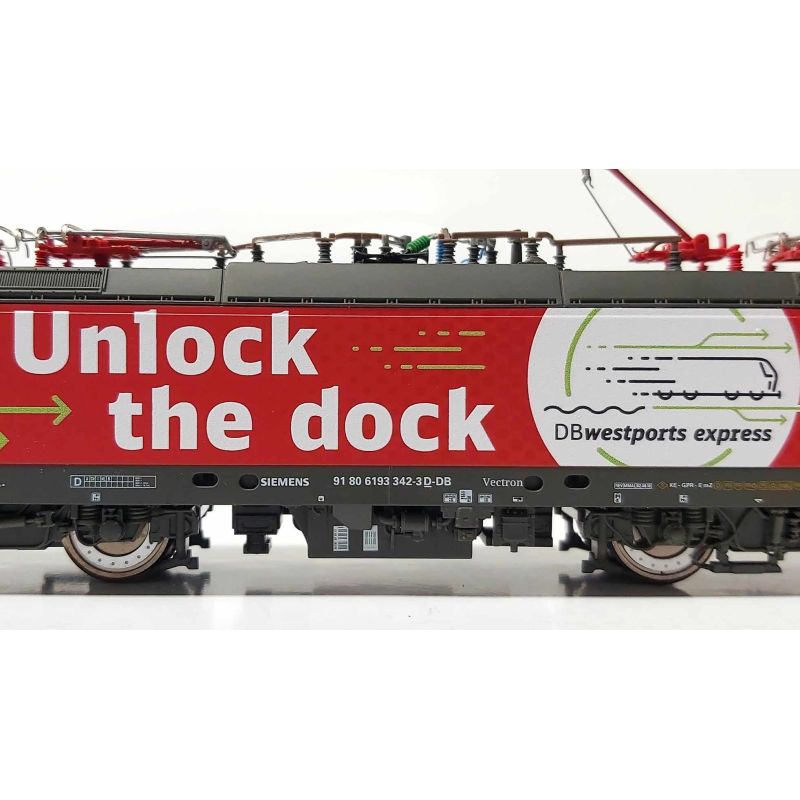 PIKO 59394 Villanymozdony, BR 193 342-3, Vectron, Unlock The Dock, DB AG VI