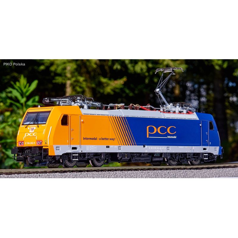 PIKO 59868 Villanymozdony BR 186 248-1 TRAXX, PCC Intermodal VI