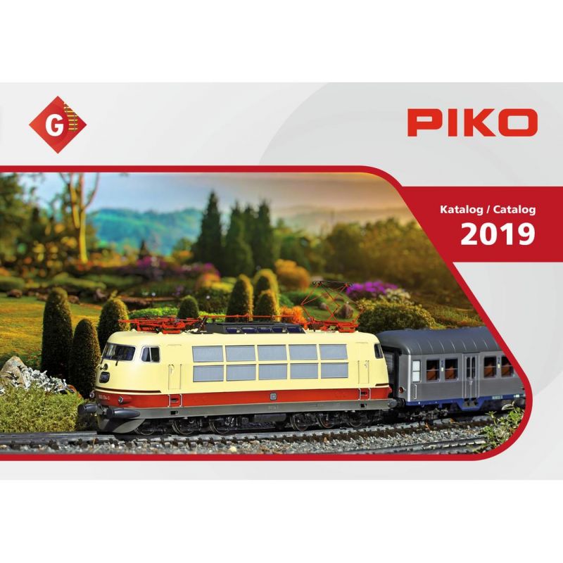 PIKO 99709D Katalógus 2019, G kerti vasút, német nyelvű
