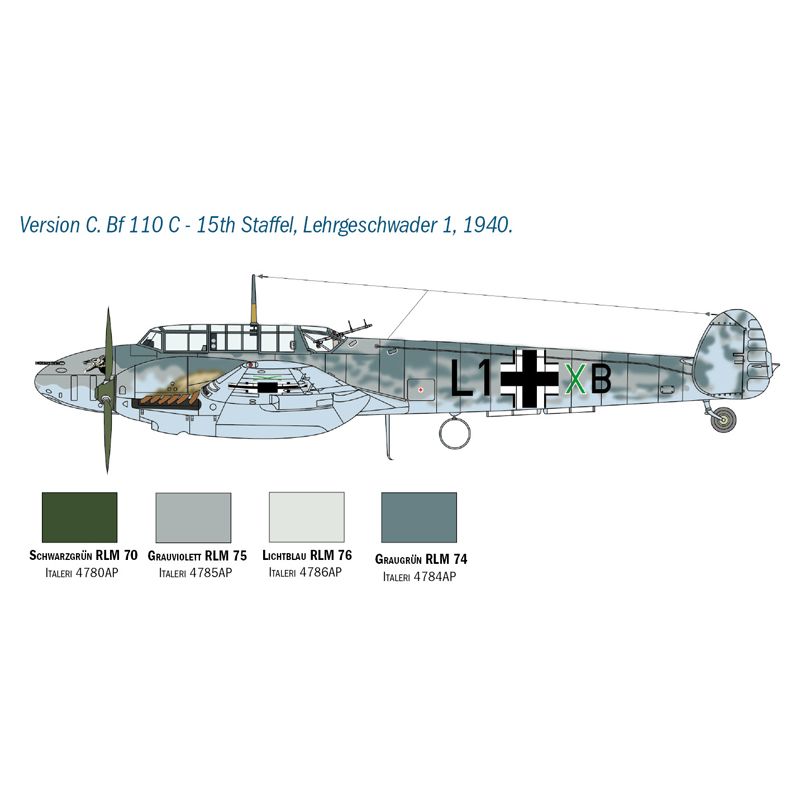 2794S ITALERI BF 110 C/D 1:48