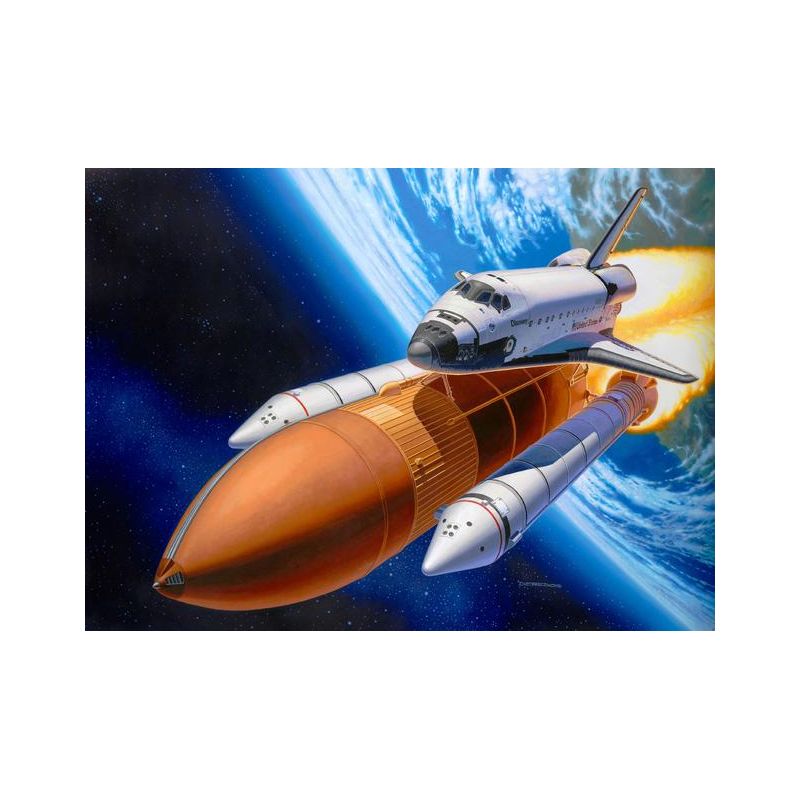 Revell 04736 Space Shuttle Discovery & Booster Rockets 1:144