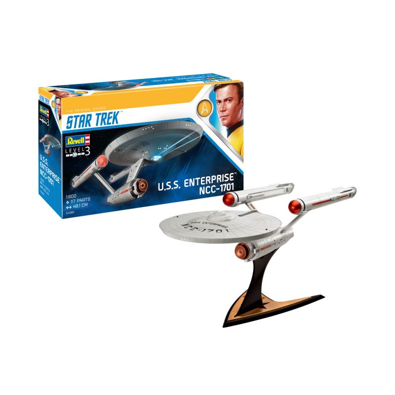 Revell 04991 Revell Star Trek U.S.S. Enterprise NCC-1701 (TOS) 1:600 (4991)