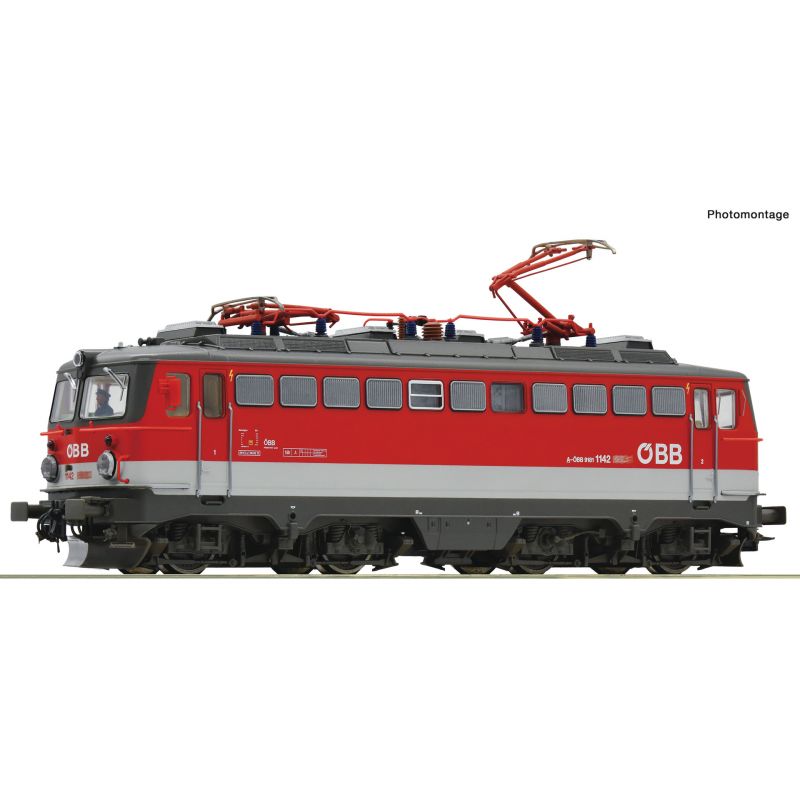 Roco 73611 Villanymozdony Rh 1142, ÖBB VI, hangdekóderrel