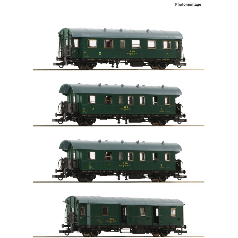 Roco 6200088 4er Set Donnerbuechsen CSD