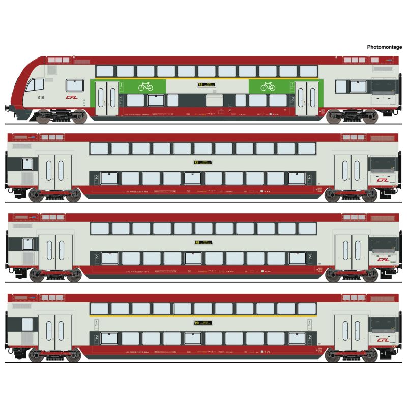 Roco 6210148 4er Set Dosto CFL DCC