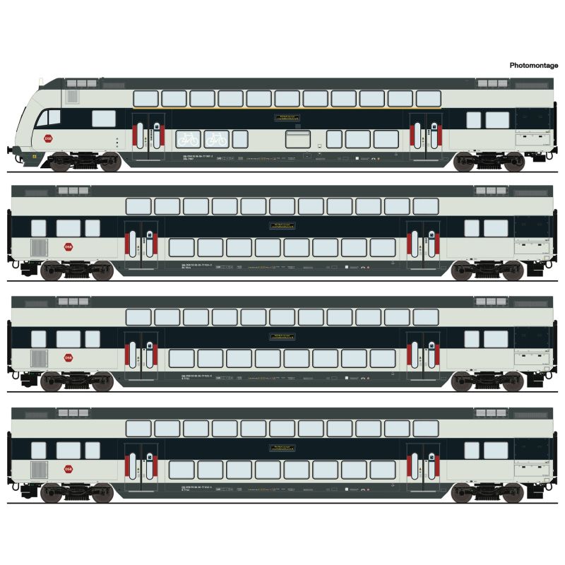 Roco 6220147 4er Set Dosto DSB AC