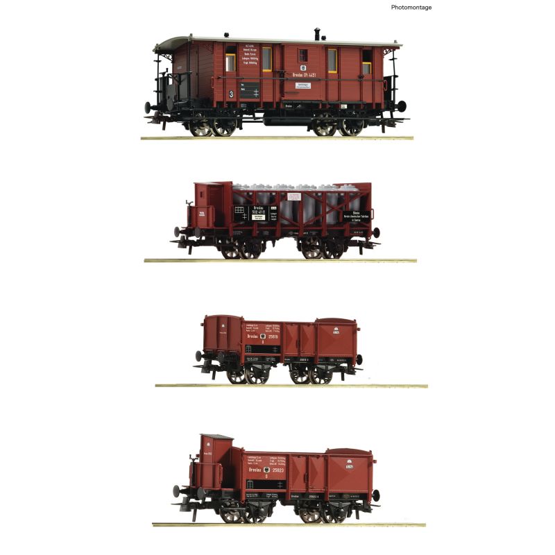 Roco 6600073 Teherkocsi készlet, K.P.E.V. I