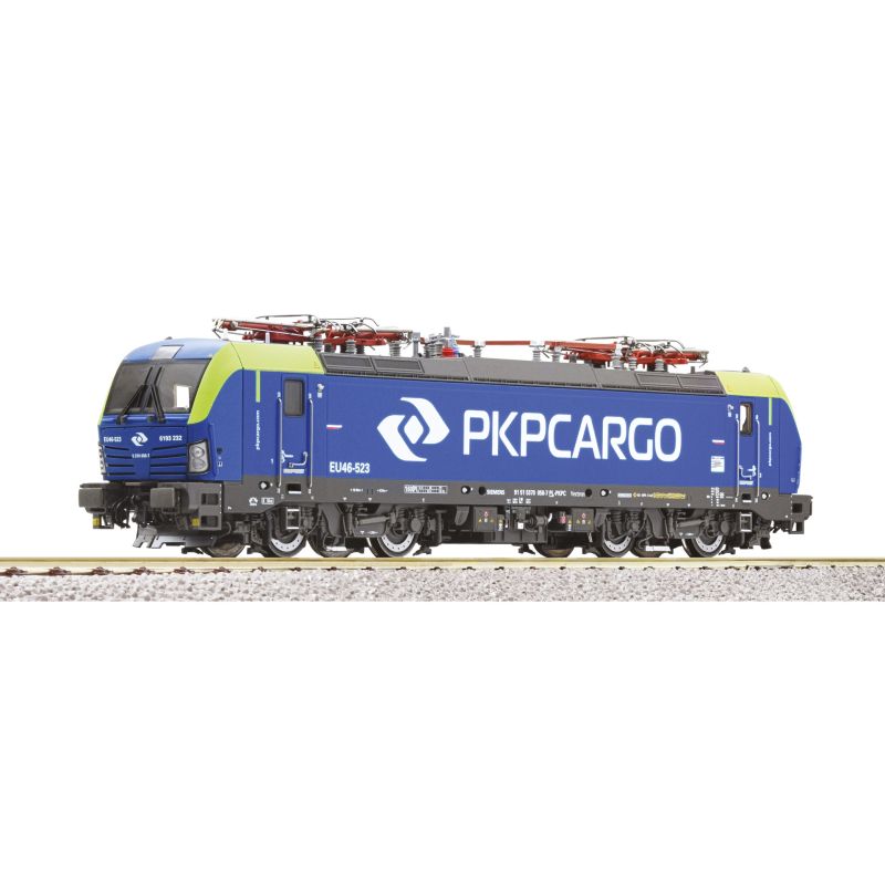 Roco 70058 Villanymozdony, EU46-523, Vectron, PKP Cargo, hangdekóderrel