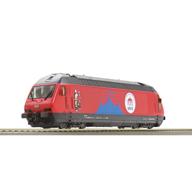 Roco 70657 Villanymozdony Re 460 058-1, Circus Knie, SBB VI, hangdekóderrel