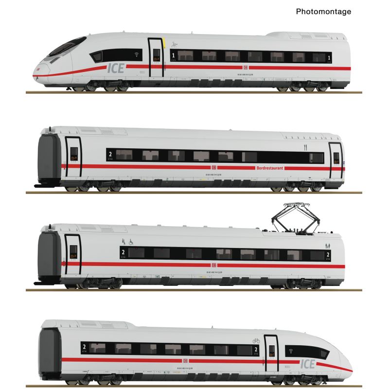 Roco 7710017 Villamos motorvonat, ICE3neo (BR 408), DB AG VI, hangdekóderrel