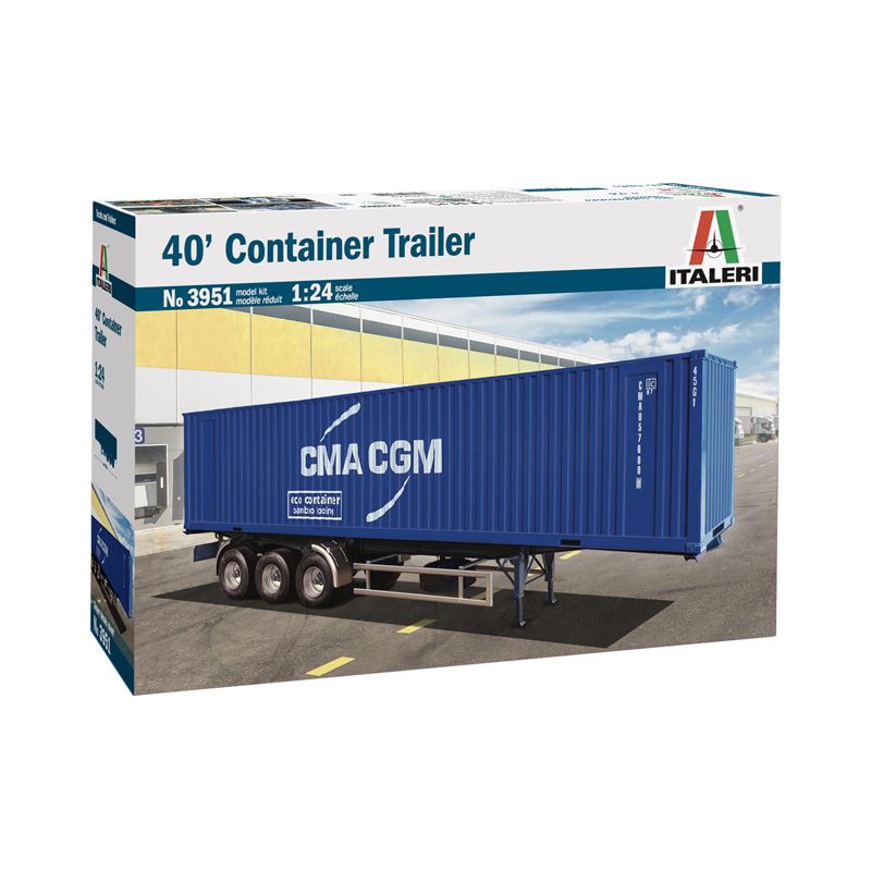 Italeri 3951S 40’ Container Trailer