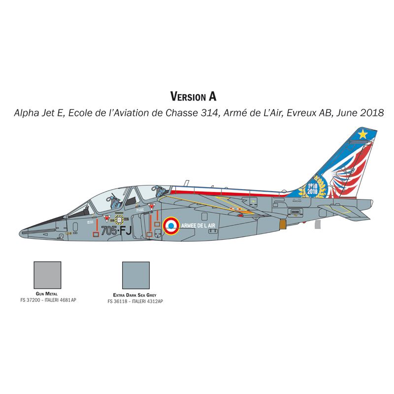 2796S ITALERI Alpha Jet A/E 1:48