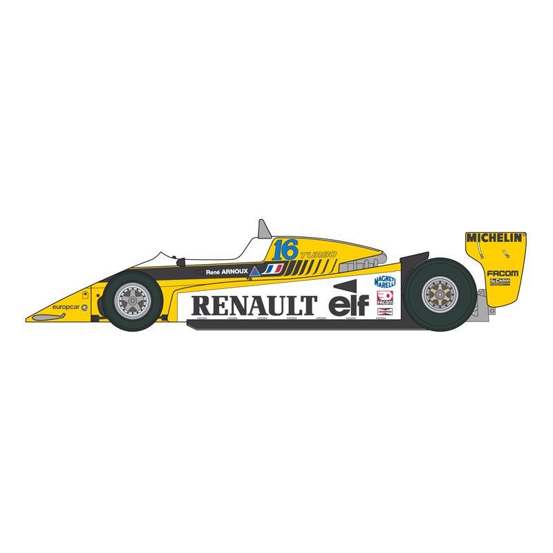 4707S ITALERI Renault RE23 Turbo F1 1:12