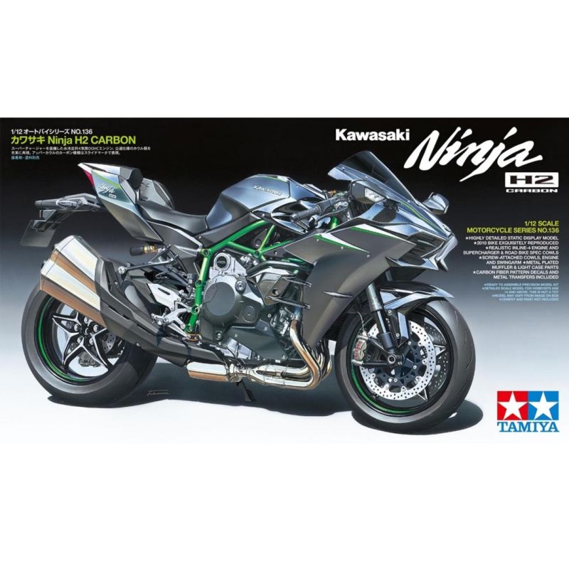 Tamiya 14136 1:12 Kawasaki Ninja H2 Carbon