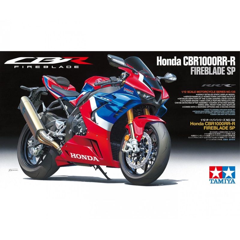 Tamiya 14138 1:12 Honda CBR 1000-RR-R Fireblade SP