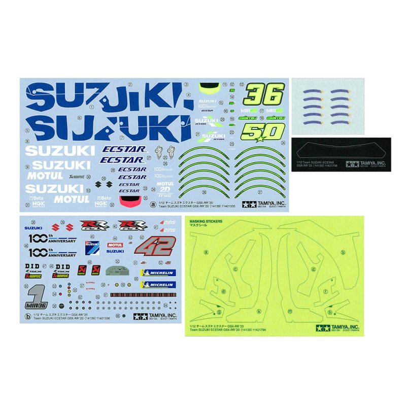 Tamiya 14139 1:12 Team Suzuki ECSTAR GSX-RR 2020