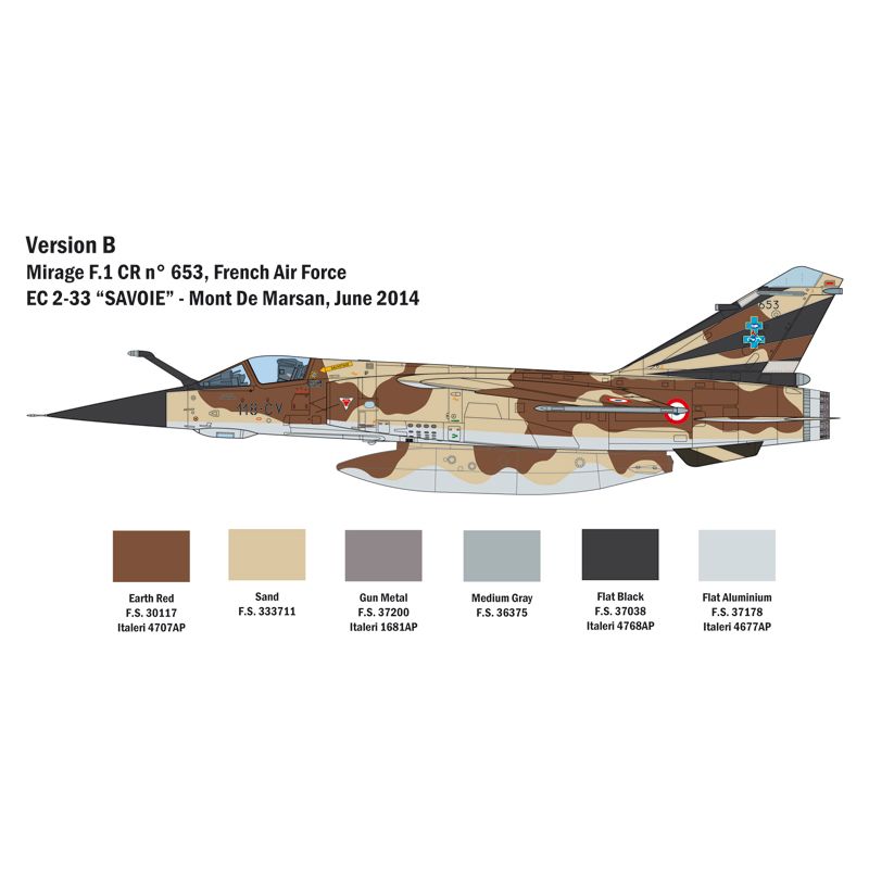 2790S ITALERI Bye-bye Mirage F1 1:48