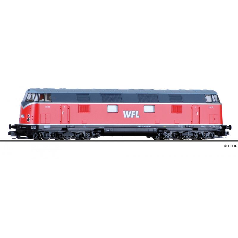Tillig 02698 dízel mozdony 228 501-3 der Wedler & Franz Lokomotivdienstleistungen GbR, Ep. VI