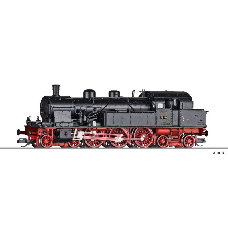 Tillig 04204 Gőzmozdony, BR 78 158, DRG II