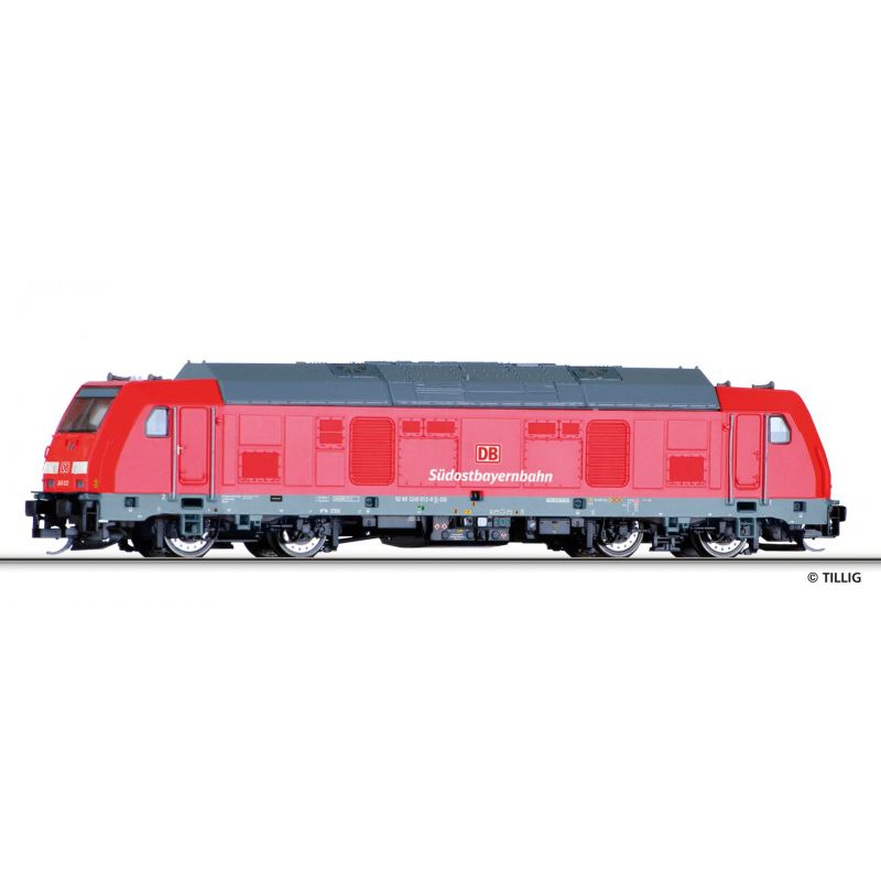 Tillig 04942 Dízelmozdony BR 245 012-0 TRAXX, Südostbayernbahn, DB AG VI