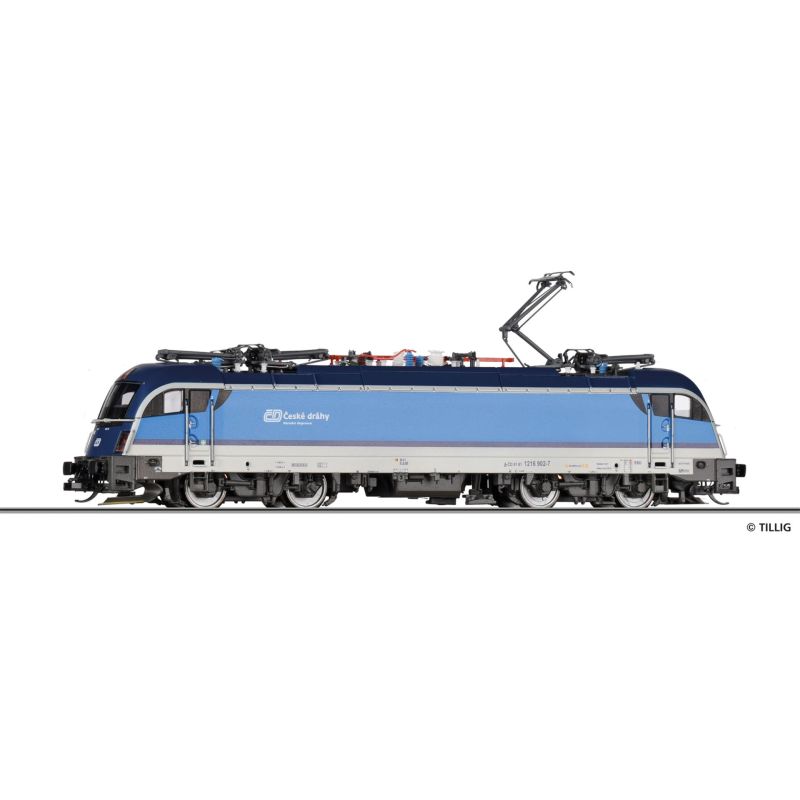 Tillig 04974 Villanymozdony, Rh 1216 902-7, Taurus, Railjet, CD VI