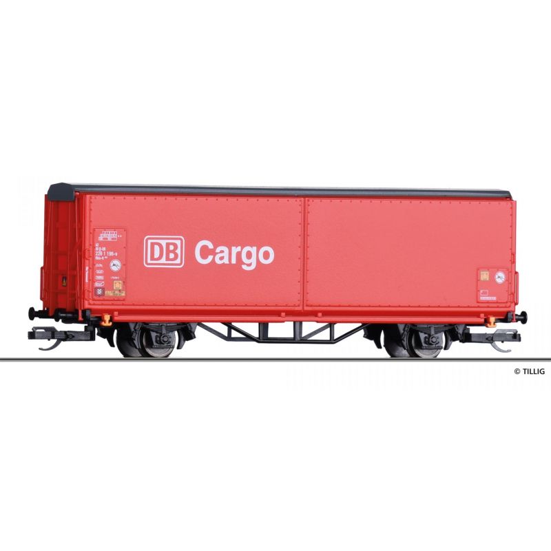 Tillig 14843 Eltolható oldalfalú kocsi Hbis-tt 293, DB Cargo V